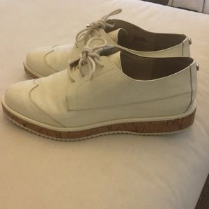 Michael Kors cork platform loafers